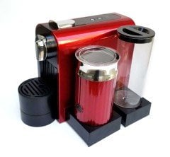 Espressomm® Latte Kapsül Kahve Makinesi (kırmızı) - Kampanyalı !