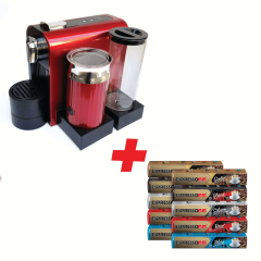 Espressomm® Latte Kapsül Kahve Makinesi (kırmızı) - Kampanyalı !