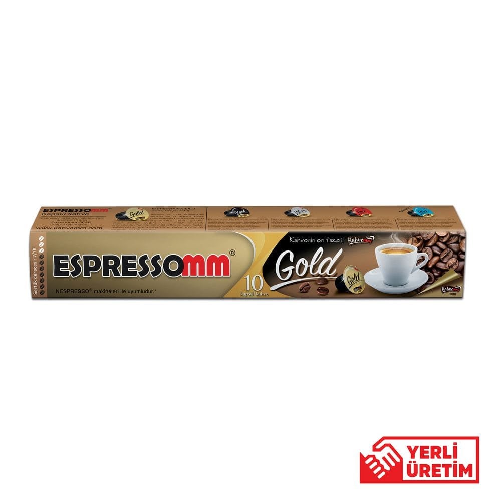 Espressomm® Gold Kapsül Kahve (10 Adet) - Nespresso® Uyumlu*