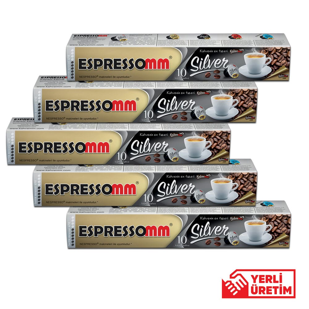 Espressomm® Silver Kapsül Kahve (50 Adet) - Nespresso® Uyumlu*