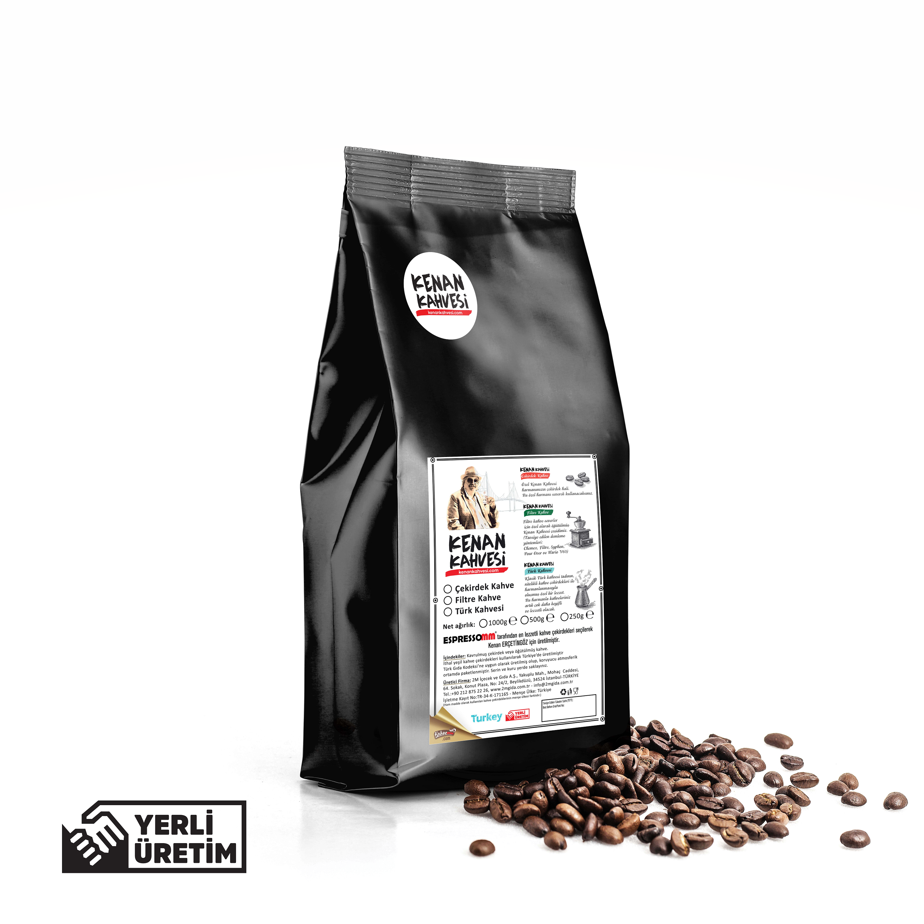 Kenan Kahvesi Çekirdek Kahve (500 Gr)