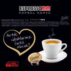 Espressomm® Gold Kapsül Kahve (10 Adet) - Tchibo Cafissimo® Uyumlu*