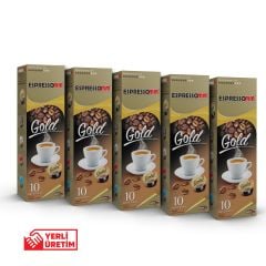 Espressomm® Gold Kapsül Kahve (50 Adet) - Tchibo Cafissimo® Uyumlu*