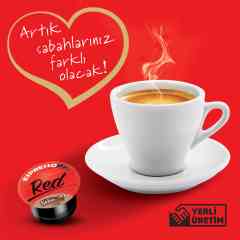 Espressomm® Red Kapsül Kahve (50 Adet) - Tchibo Cafissimo® Uyumlu*