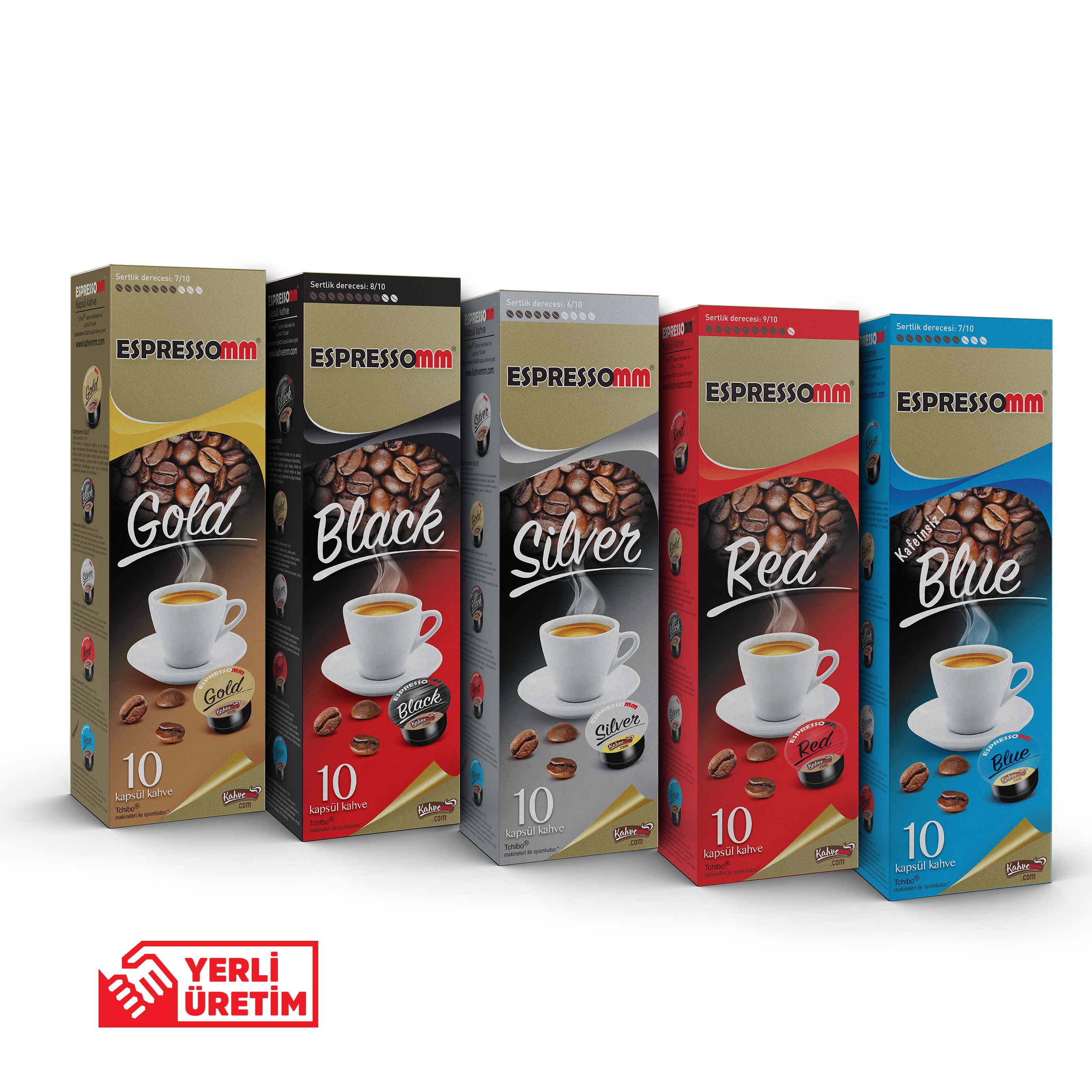 Espressomm® Karışık Kapsül Kahve (50 Adet) - Tchibo Cafissimo®* Uyumlu