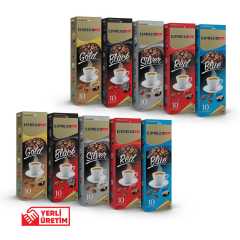 Espressomm® Karışık Kapsül Kahve (100 Adet) - Tchibo Cafissimo®* Uyumlu