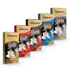 Espressomm® Premium Karışık Alüminyum Kapsül Kahve (50 Adet) - Nespresso® Uyumlu*