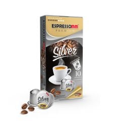 Espressomm® Premium Silver Alüminyum Kapsül Kahve (100 Adet) - Nespresso® Uyumlu*