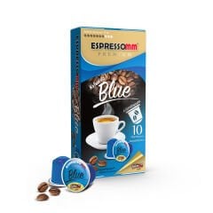 Espressomm® Premium Blue Alüminyum Kapsül Kahve-kafeinsiz! (100 Adet) - Nespresso®*