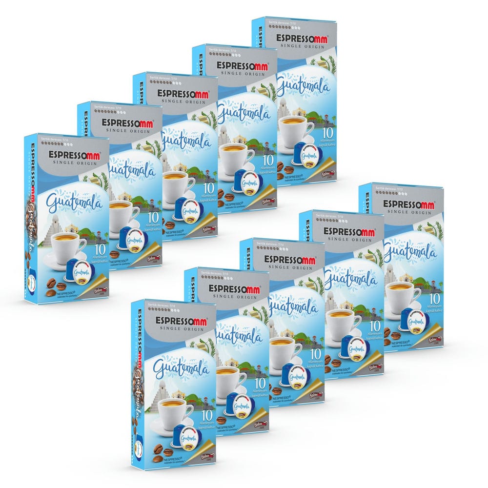 Espressomm® Single Origin Guatemala Alüminyum Kapsül Kahve (100 Adet) - Nespresso® Uyumlu*