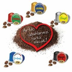 Espressomm® Single Origin Seçmeli Karışık Alüminyum Kapsül Kahve (50 Adet) - Nespresso® Uyumlu*