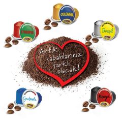 3 Ay Abonelikli Espressomm® Single Origin Seçmeli Karışık Alüminyum Kapsül Kahve Paketi (3x 100 Adet) - Nespresso® Uyumlu*