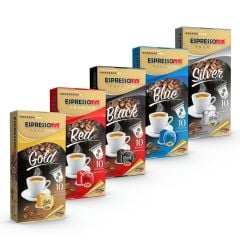 Espressomm® Karışık Alüminyum Kapsül Kahve (100 Adet) - Nespresso® Uyumlu*