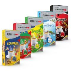 Espressomm® Seçmeli Karışık Alüminyum Kapsül Kahve (100 Adet) - Nespresso® Uyumlu*